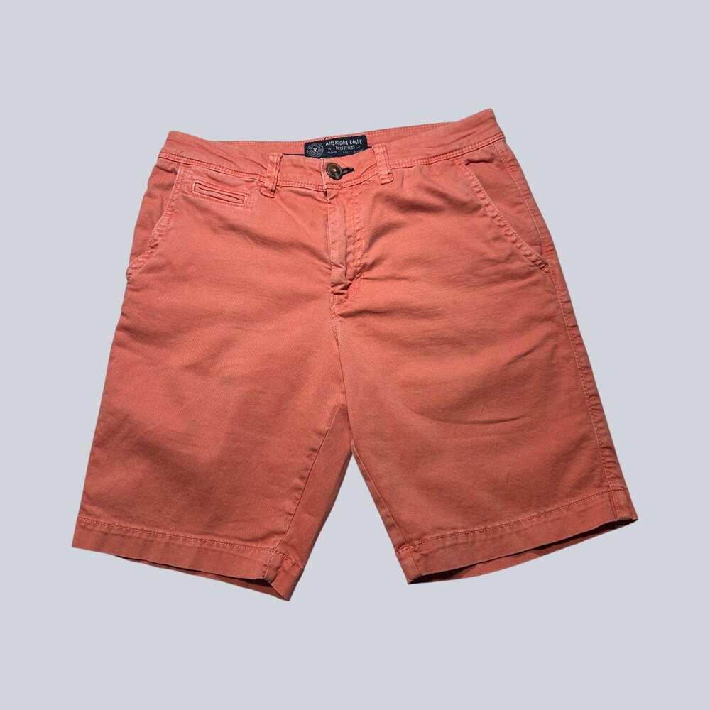 American Eagle Active Flex Men’s Size 30 Salmon Chino Shorts Stretch